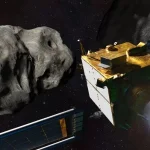 La nve de la misión DART (Double Asteroid Redirection Test) de la NASA se acerca a un asteroide