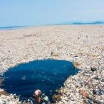 Basura acumulado en el océano
