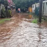 Crecida del río Cabaña en Moa