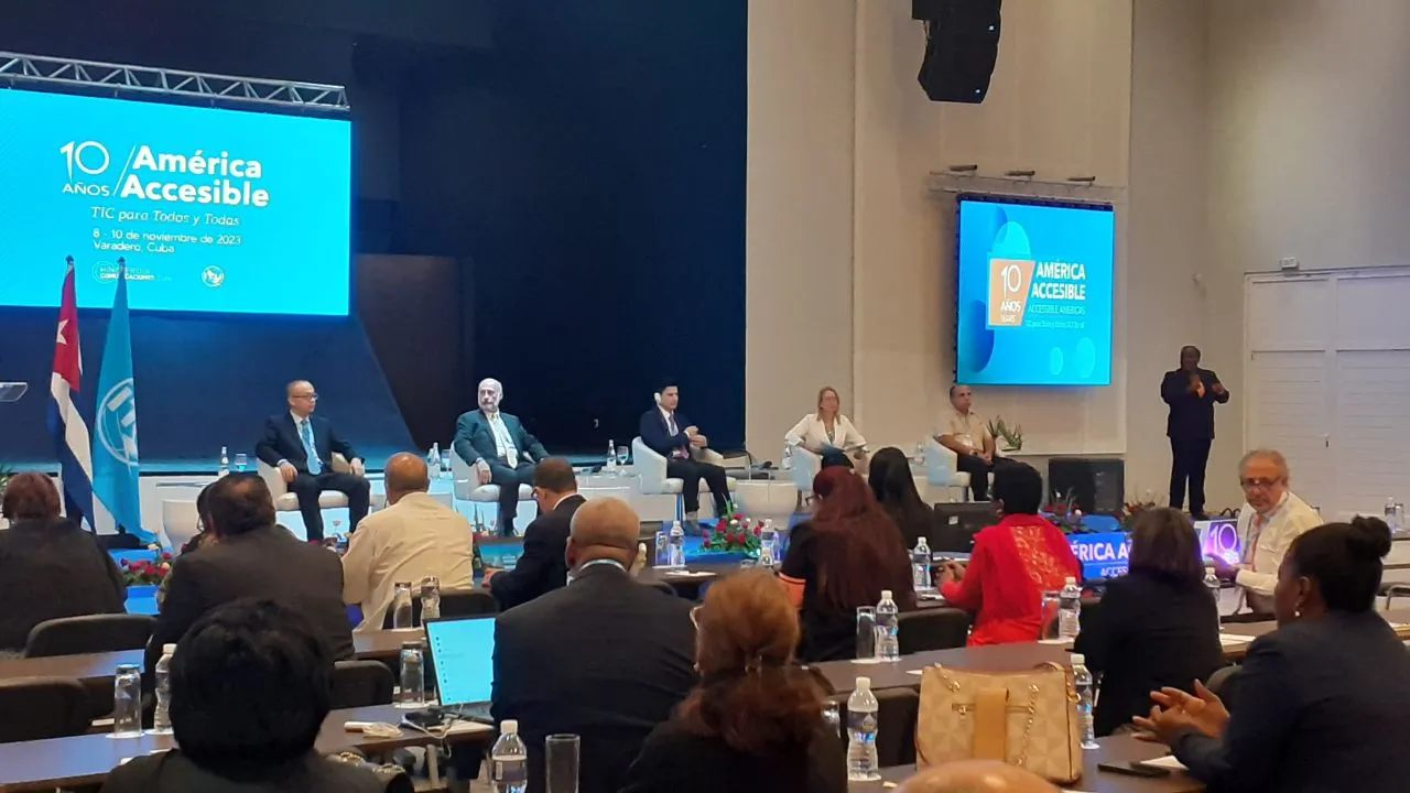 Plenario del evento America Accesible