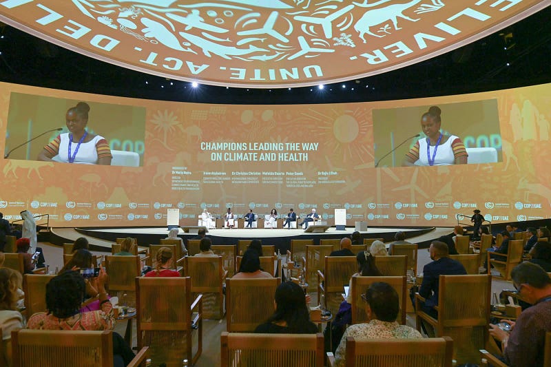 Plenario de los debates sobre clima y salud en la cop 28