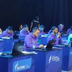 David García en la competencia de programación competetivia en los Juegos de Kazán