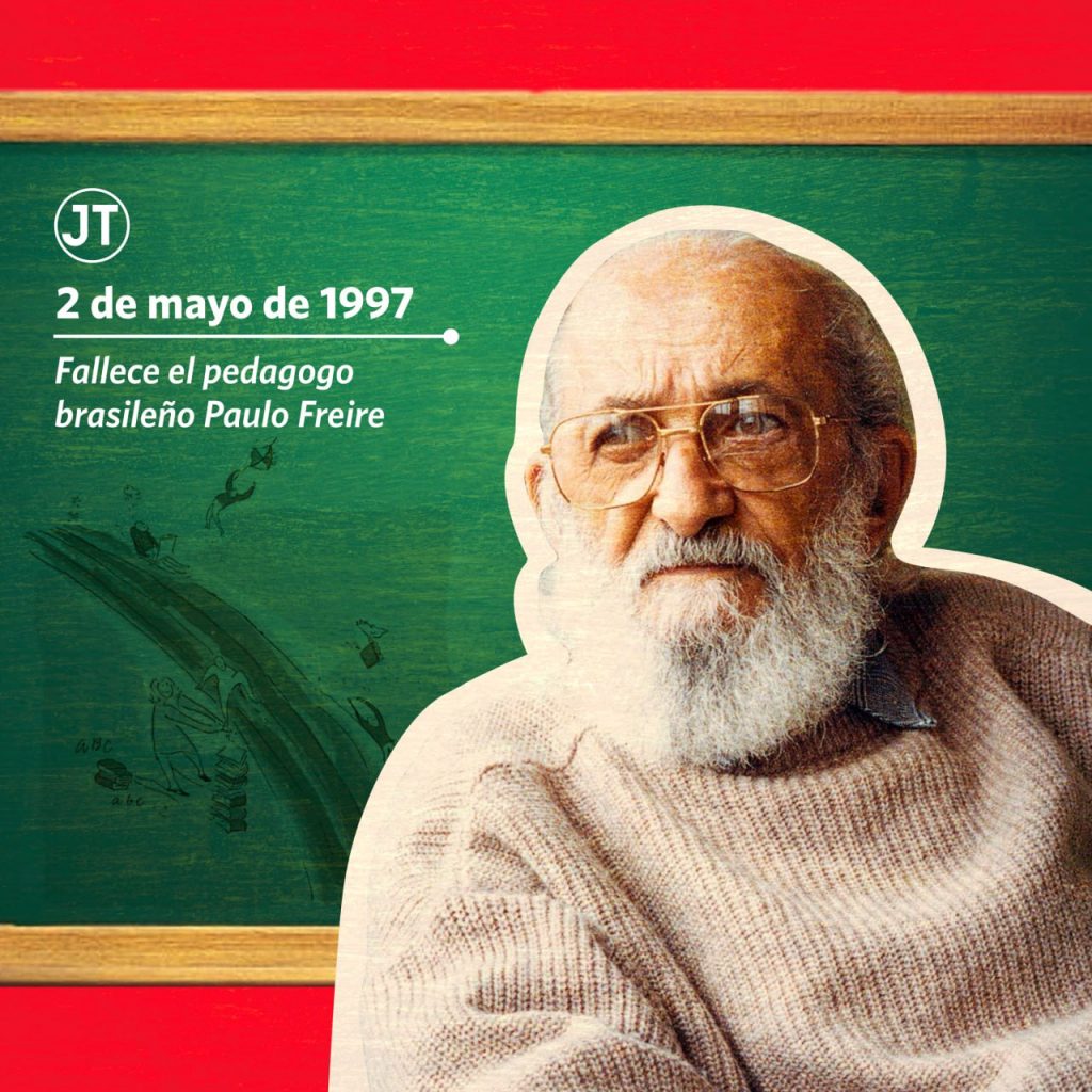 Fallece el pedagogo brasileño Paulo Freire