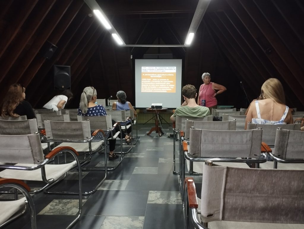 Caridad Cruz imparte conferencia sobre permacultura en Cuba en Festival Ecológico 2024