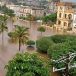 desastre por intensas lluvias en La Habana