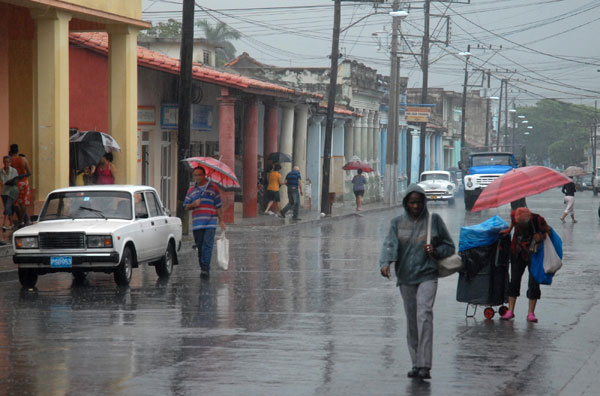 Lluvias en Cuba