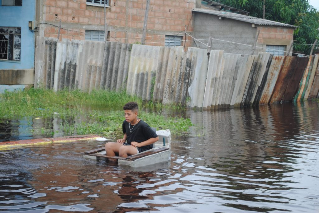 Inundaciones en Batabanó por el huracán Helene