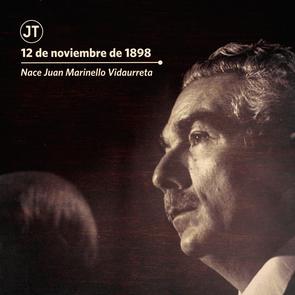 Nace Juan Marinello Vidaurreta