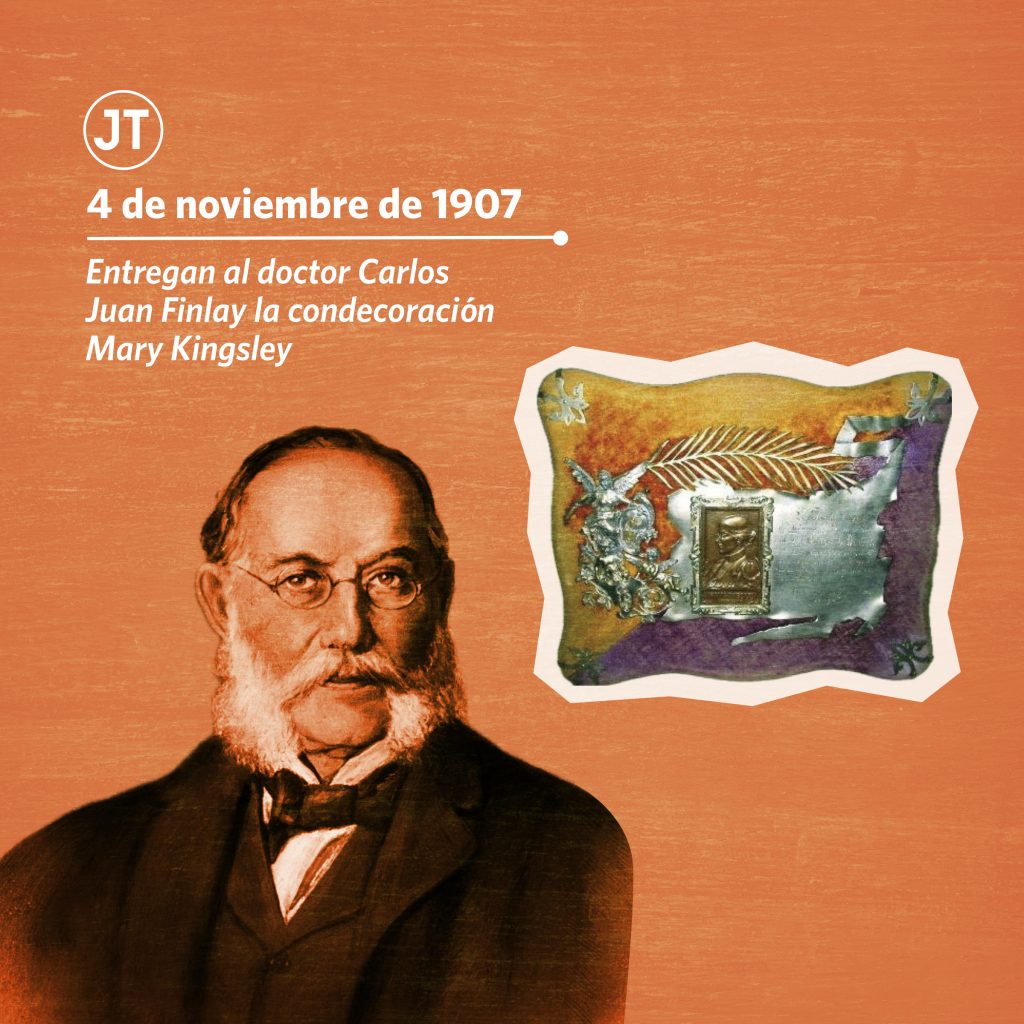 Entregan al Dr. Carlos J. Finlay la condecoración Mary Kingsley