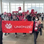 Miembros de United Videogame Workers en laGDC 2025