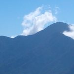 Pico Turquino visto desde la loma de La Gloria