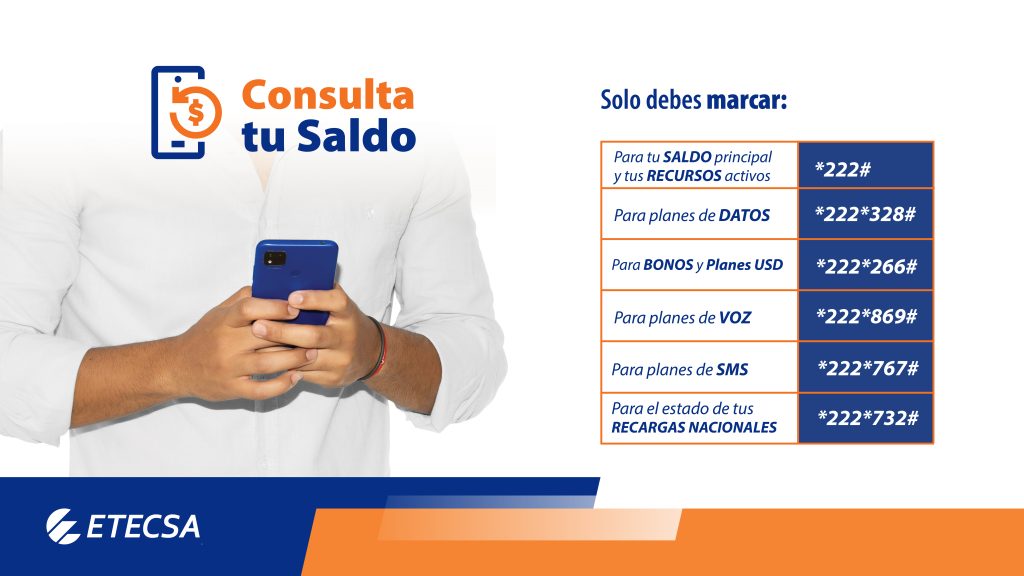 Consulta tu saldo con Etecsa