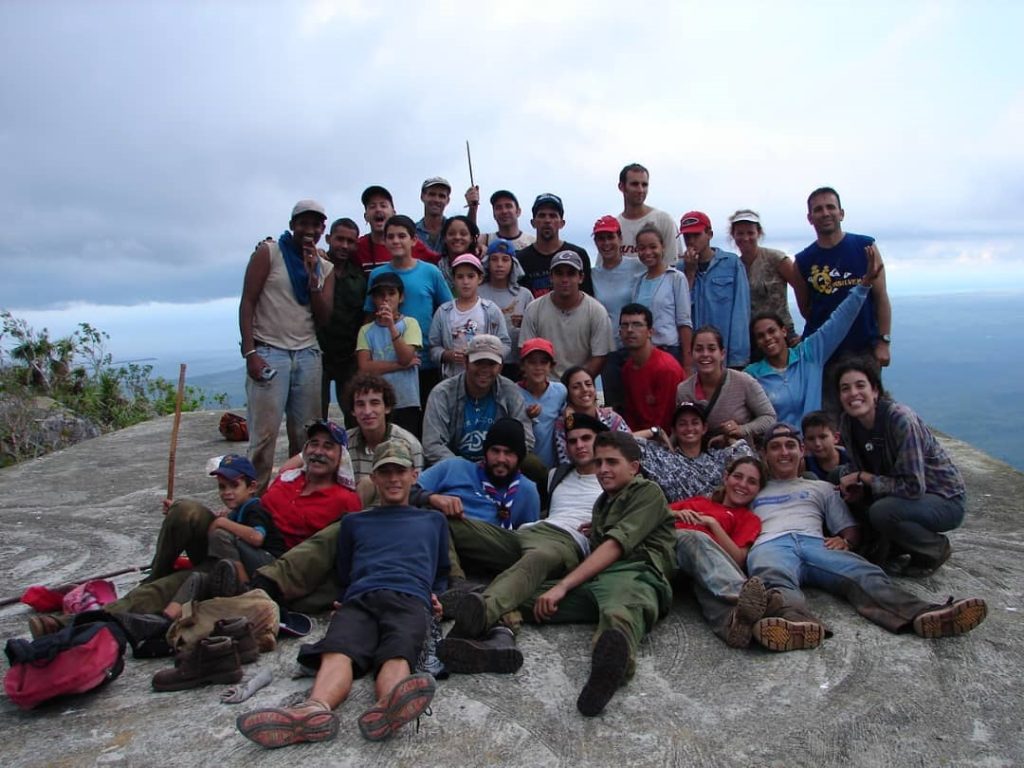 En la cima del Pan de Guajaibón
